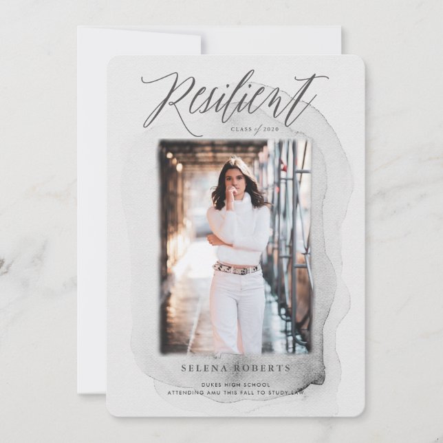 Ankündigung von Abschlüssen der widerstandsfähigen (Vorderseite)