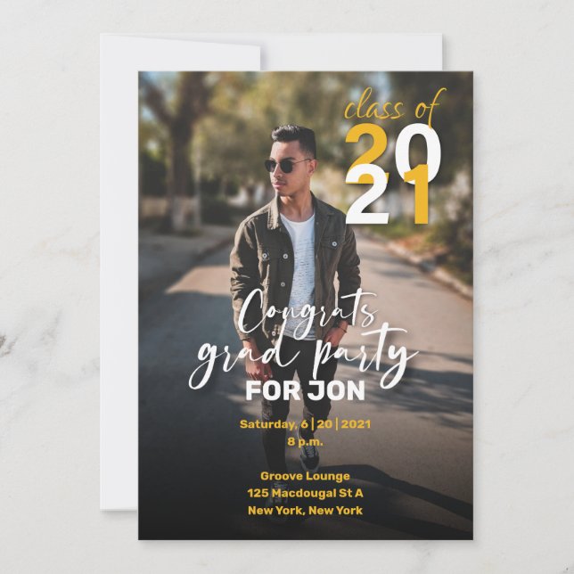 Ankündigung von Abschlüssen; Party (Vorderseite)