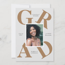 Ankündigung von Absolventen: fette Skriptfarben