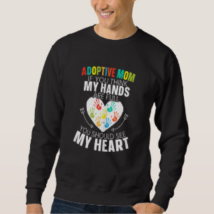 Ankündigung von Adoptionen zur Adoptivbildung von  Sweatshirt