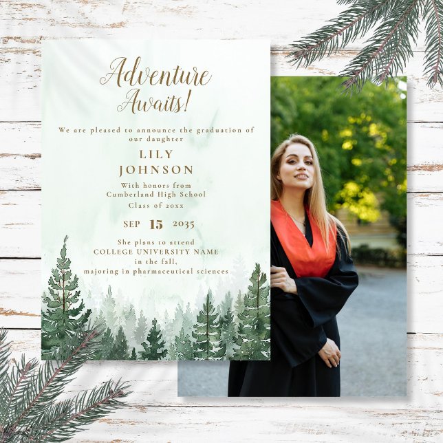 Ankündigung von Adventure Awars Forest Abschluss (Adventure Awaits Forest Graduation Announcement)