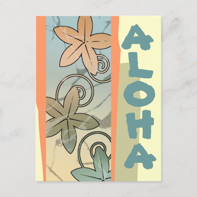 Ankündigung von Aloha Hawaiian Luau Baby (Vorderseite)