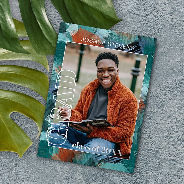 Ankündigung von aquamarin Blue Green Gold Foil Abs (Von Creator hochgeladen)