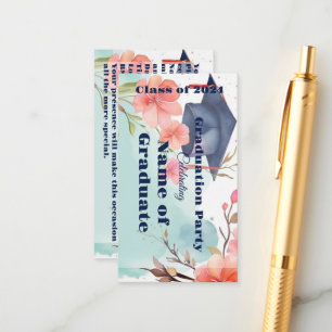 Ankündigung von Aquarellfarben-Abschlüssen Begleitkarte