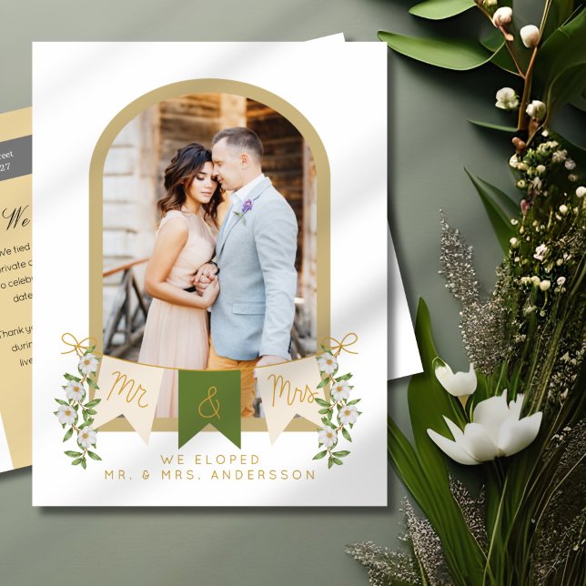 Ankündigung von Arched Elopement Foto (Von Creator hochgeladen)