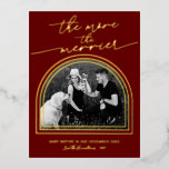 Ankündigung von Arkrahmen Schwangerschaft Postkart<br><div class="desc">Moderne Kalligraphie,  Erzthema Weihnachtspostkarte. Einfach mit Ihren Daten personalisieren. BITTE BEACHTEN SIE: Für Hilfe bei Bestellungen,  Versand,  Produktinformationen usw. wenden Sie sich direkt an den Zazzle Kundenservice.</div>