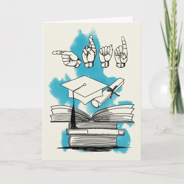 Ankündigung von ASL-Abschlüssen (Vorderseite)