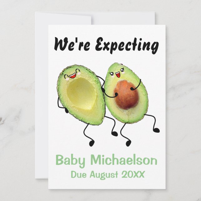 Ankündigung von Avocado Couple Pregnancy (Vorderseite)