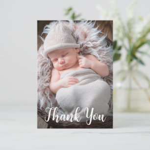 Ankündigung von Baby Foto Handgeschriebenes Skript