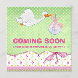 Ankündigung von Baby Girl Bird Delignancy