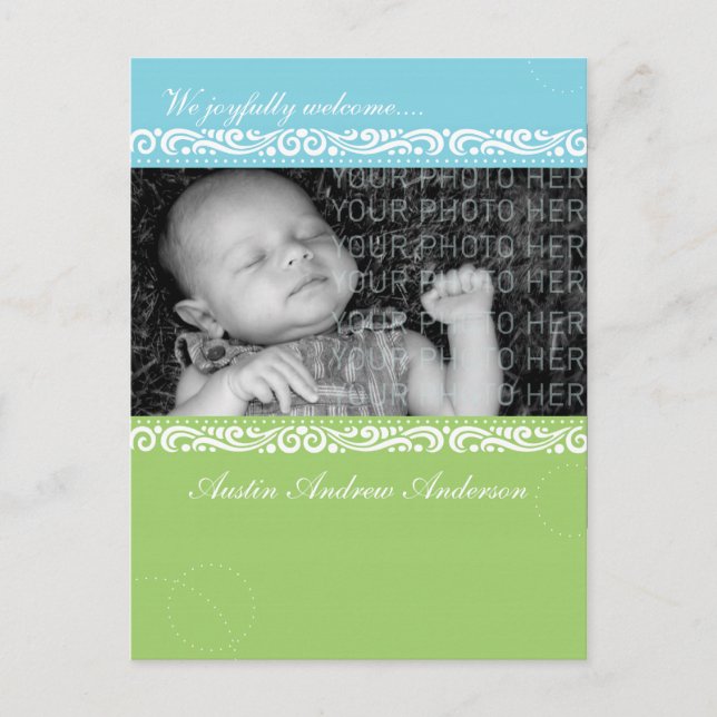 Ankündigung von Baby Picture Frame (Vorderseite)