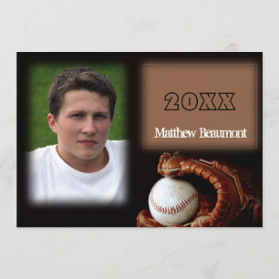 Ankündigung von Baseball und Glove Abschluss