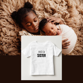 Ankündigung von Big Sister Pregnancy Kleinkind T-shirt