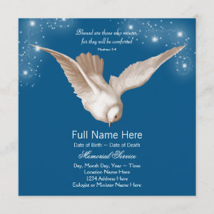 Ankündigung von Blue-Dove-Memorial