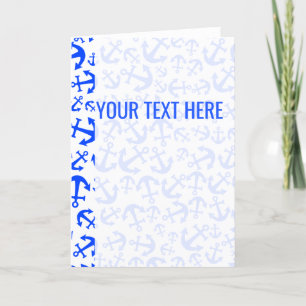 Ankündigung von Blue Marine Anchor Pattern