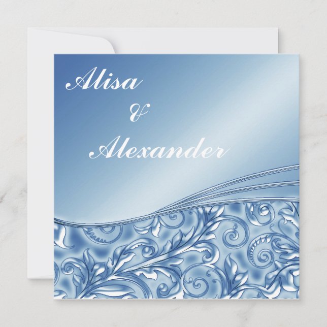 Ankündigung von Blue Wedding (Vorderseite)