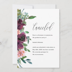 Ankündigung von Blumenabschlüssen