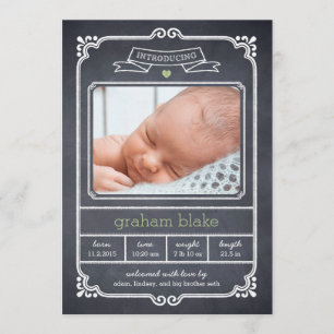 Ankündigung von "Chalked Frame Birth" - Green