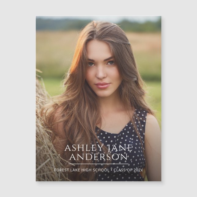 Ankündigung von Chic Abschluss Foto (Vorderseite)