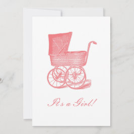 Ankündigung von Coral Viktorianisch Baby