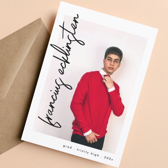 Ankündigung von Custom Foto High School Abschluss (Von Creator hochgeladen)
