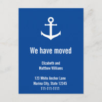 Ankündigung von Custom Nautical Blue and White Mov