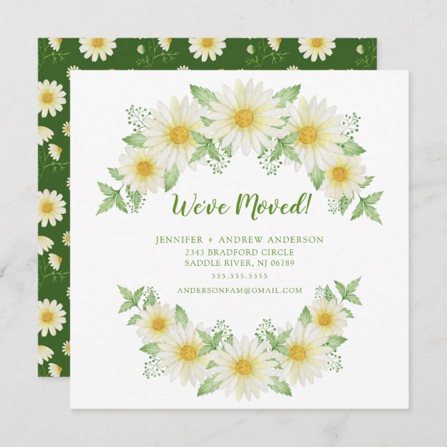 Ankündigung von Daisy Floral Moving (Vorne/Hinten)