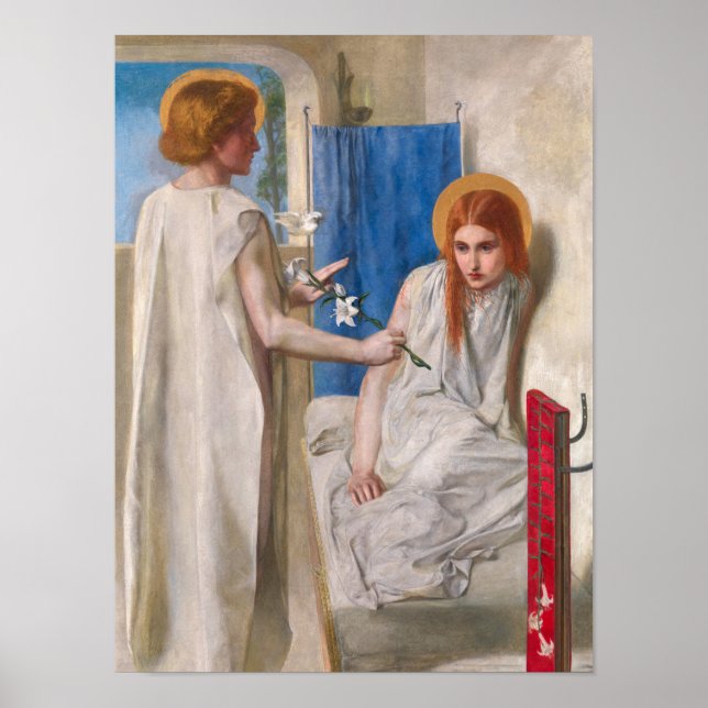 Ankündigung von Dante Gabriel Rossetti Poster (Vorne)