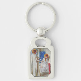 Ankündigung von Dante Gabriel Rossetti Schlüsselanhänger