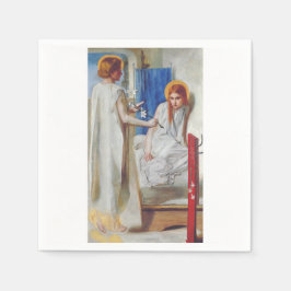 Ankündigung von Dante Gabriel Rossetti Serviette