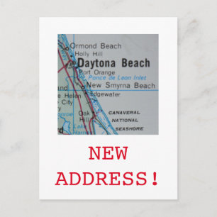 Ankündigung von Daytona Beach New Address
