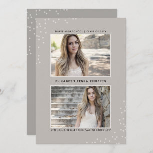 Ankündigung von doppelt gedottem erdem Abschluss