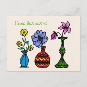 Ankündigung von drei Vases Art Moving Women Addres