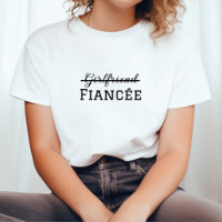 Ankündigung von Elegant Girlfriend Fiancée Verlobu
