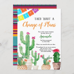 Ankündigung von Fiesta, Babydusche, aufgeschoben