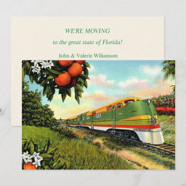 Ankündigung von Florida Retro Moving (Vorne/Hinten)