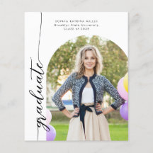 Ankündigung von Foto-Abschluss- für den Haushalt