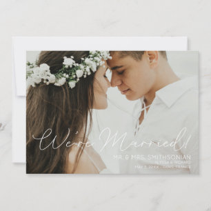 Ankündigung von Foto Hochzeiten & Empfang Weißer E