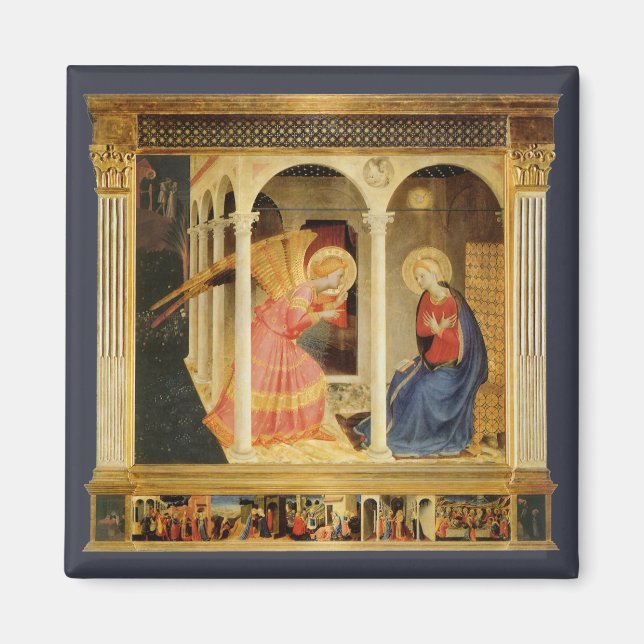 Ankündigung von Fra Angelico, Kunst der Renaissanc Magnet (Vorne)