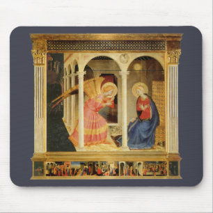 Ankündigung von Fra Angelico, Kunst der Renaissanc Mousepad
