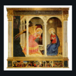 Ankündigung von Fra Angelico, Kunst der Renaissanc Poster<br><div class="desc">Vintage Renaissance-Kunst,  die Ankündigung von Fra Angelico,  1432-1434. Die Cortona Altarpiece,  die Annunziation,  wurde für die Kirche San Domenico in Cortona hingerichtet.</div>