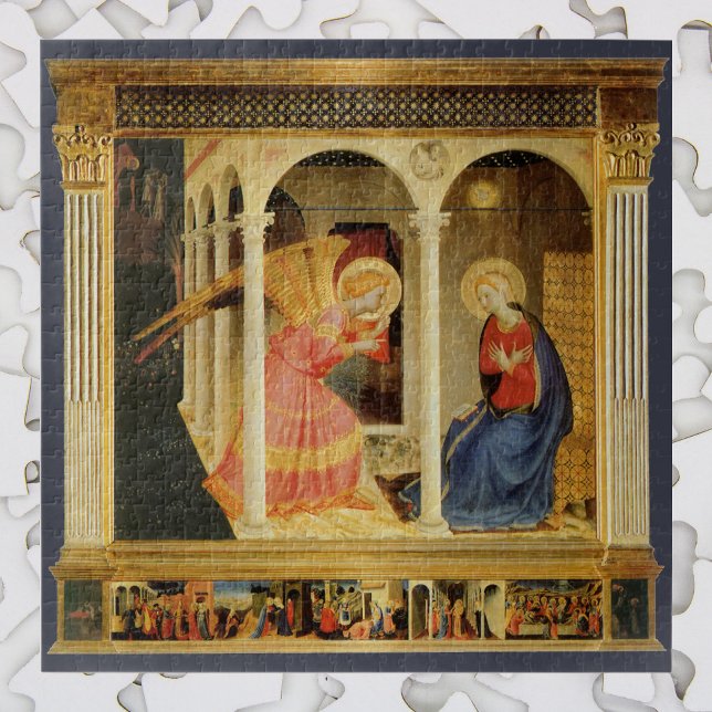 Ankündigung von Fra Angelico, Kunst der Renaissanc Puzzle (Von Creator hochgeladen)