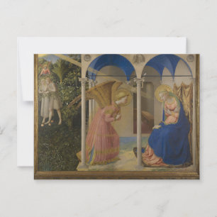 Ankündigung von Fra Angelico Postkarte