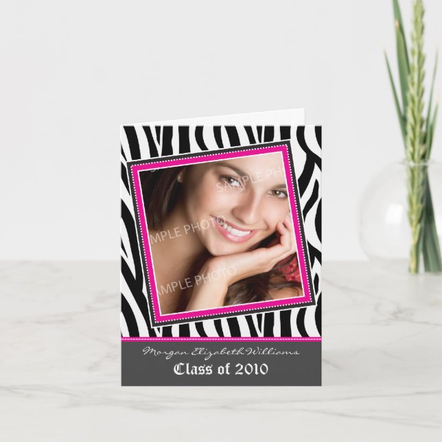 Ankündigung von Funky Zebra Pattern Abschluss (pin (Vorderseite)