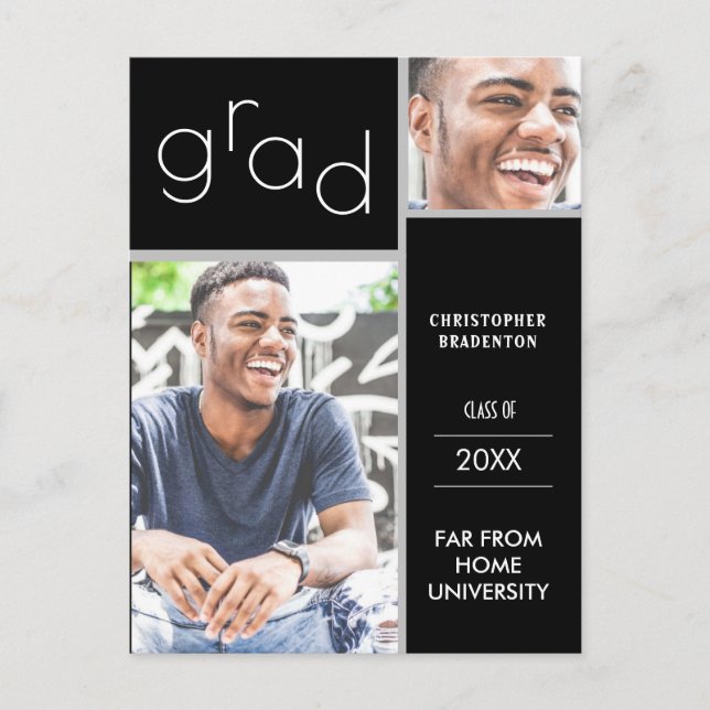 Ankündigung von Graduate Dual Foto (Vorderseite)