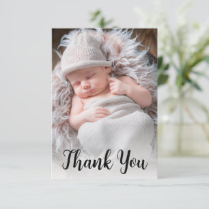 Ankündigung von handgeschriebenem Script Baby Foto