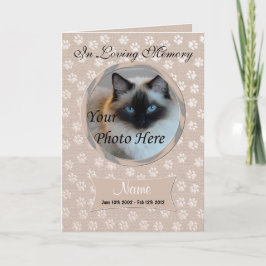 Ankündigung von Haustieren oder Katzen-Memorial