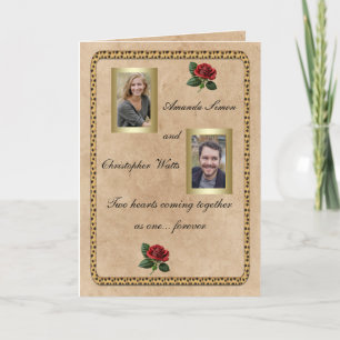 Ankündigung von Hochzeiten von rote Rosen