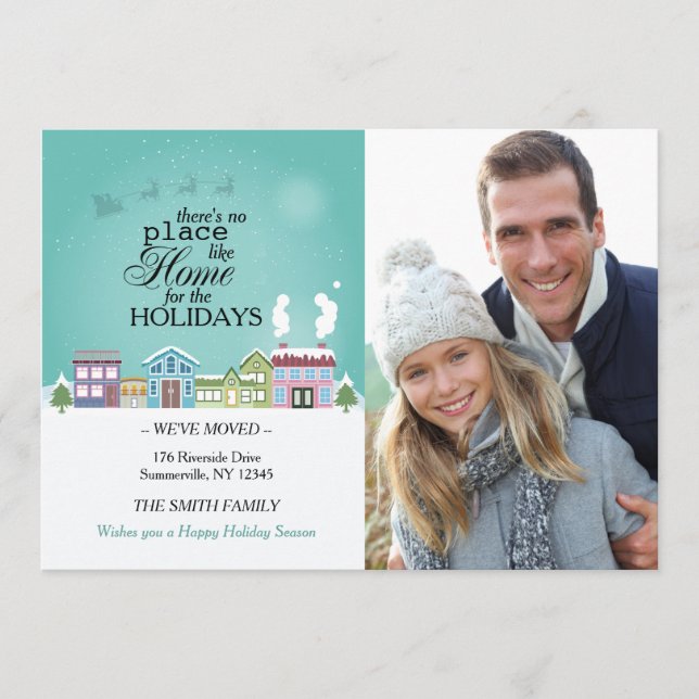 Ankündigung von Holiday Moving Foto (Vorderseite)