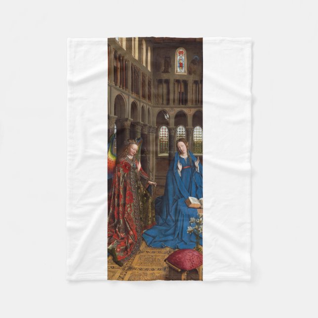 Ankündigung von Jan van Eyck Fleecedecke (Vorderseite)